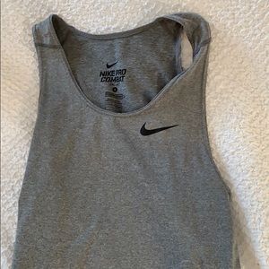 Gray Nike tank
